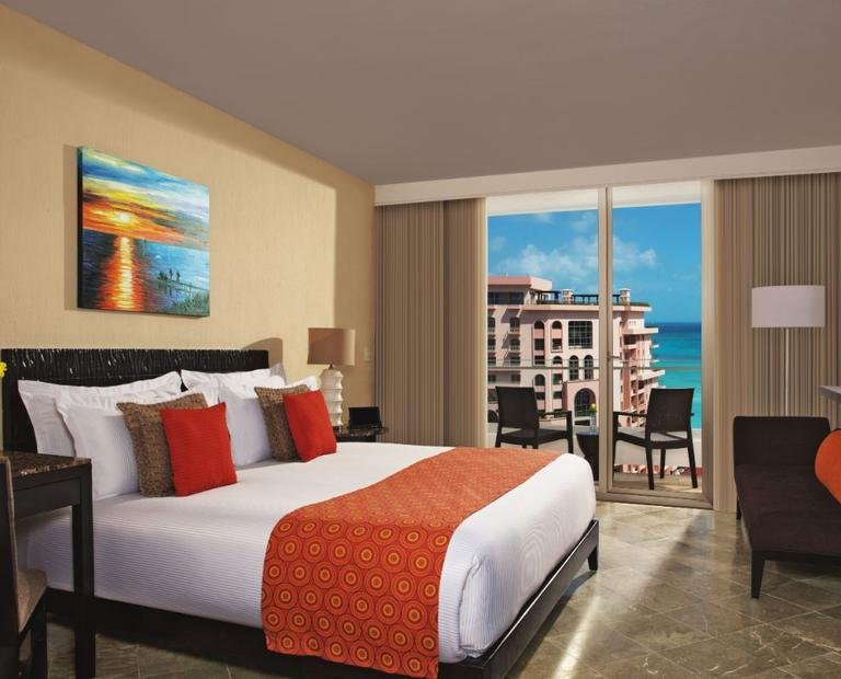 Standard com vista parcial para o mar Hotel Krystal Grand® Cancún All Inclusive