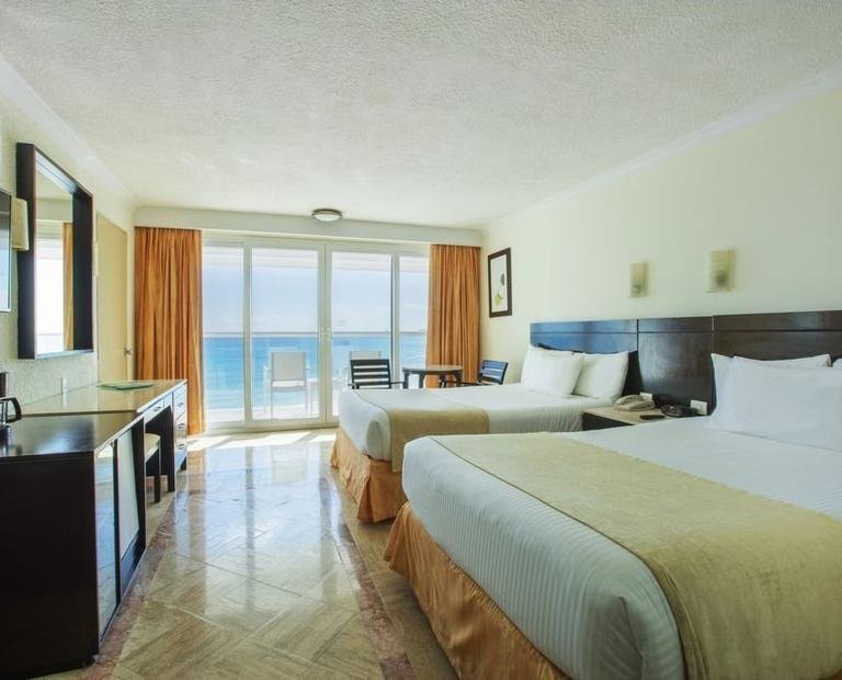 De lujo vista al mar Hotel Krystal Cancún