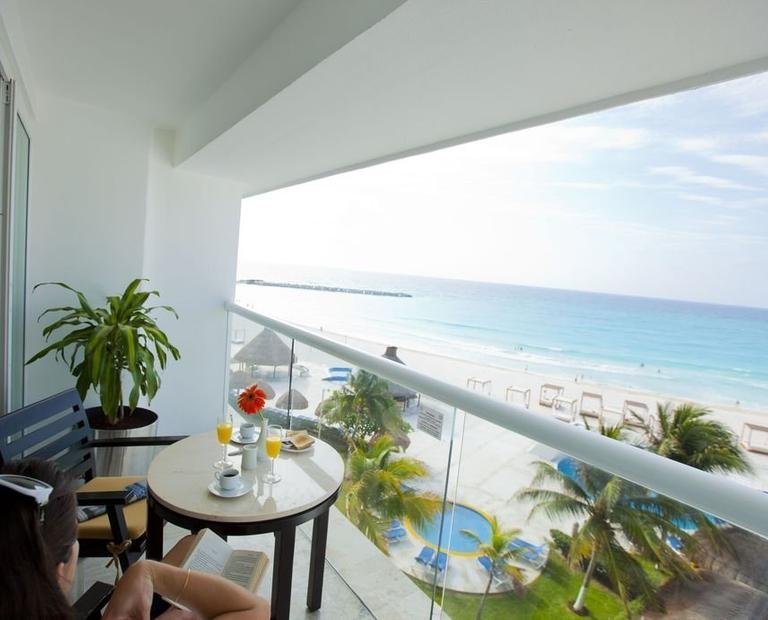 De lujo vista al mar Hotel Krystal Cancún