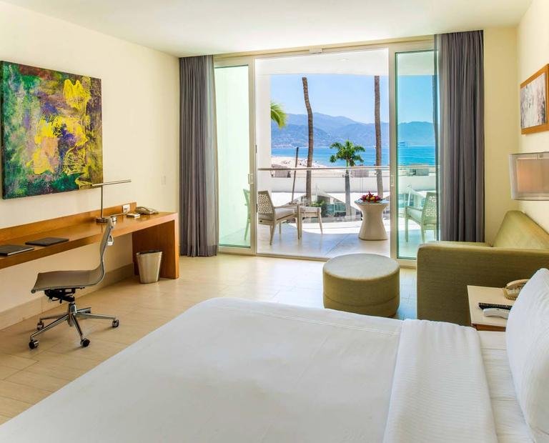Jr suite hacienda pool view king Hotel Krystal Grand® Puerto Vallarta